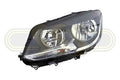 Volkswagen Caddy Van Head Lamp Left Hand DEPO Amber Globe On (08/10-05/15)