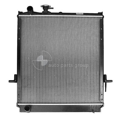 Isuzu Truck N Series Radiator Plastic Aluminium 590 x 548 x 36 mm 38 / 38 mm