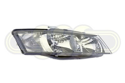 Holden Commodore Head Lamp Right Hand Black Black No Projector SV6 (08/04-2007)