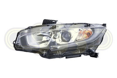 Genuine Honda Civic Head Lamp Left Hand No LED With Projector (2018-On)