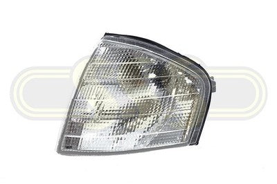 Mercedes C Class Corner Lamp Left Hand White Lens TYC (09/97-08/01)