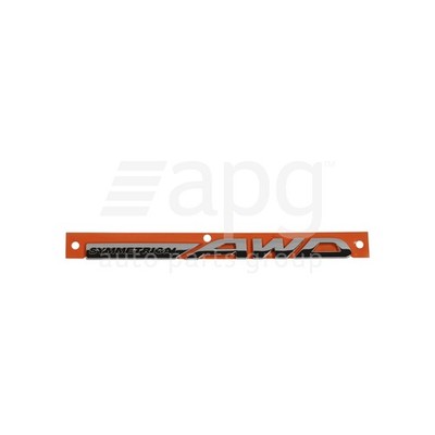 Genuine Subaru Impreza G5/G5X Lift Gate Emblem- " SYMMETRICAL AWD" (12/16-09/23)