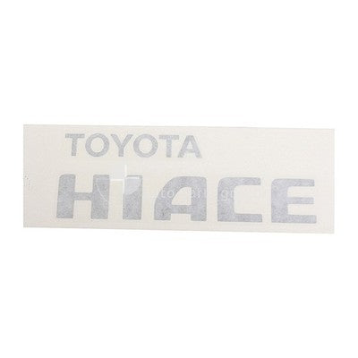 Genuine Toyota Hiace Tail Gate Emblem -"TOYOTA HIACE" (01/05-02/19)