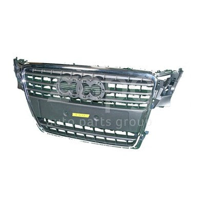 Audi A4 B8 Grille Silver With Mould (05/08-10/11)