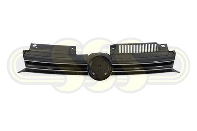 Volkswagen Golf Grille Black/Chrome Black/Chrome With Chrome Mould (10/08-10/12)