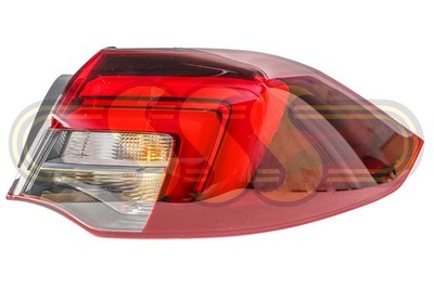 Holden Commodore Tail Lamp Right Hand Clear Red Liftback Clear Red (2018-On)