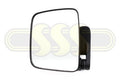 Nissan / Datsun Navara Ute Door Mirror Right Hand Black Black (03/99-10/01)
