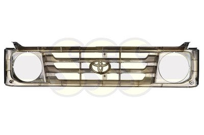 Genuine Toyota Landcruiser Grille Black/Chrome (10/99-01/07)