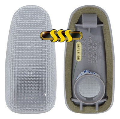 Mercedes E Class Guard Flasher Left Hand = Right Hand Clear Lens (08/93-01/96)