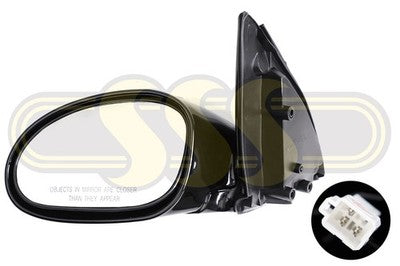 Holden Commodore Door Mirror Left Hand Black Electric Black Not (10/00-08/02)