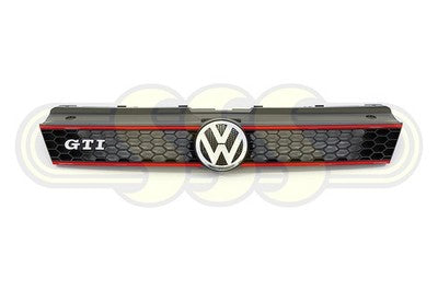 Genuine Volkswagen Polo Grille Red/Black Red/Black GTI Red Line (03/10-05/14)
