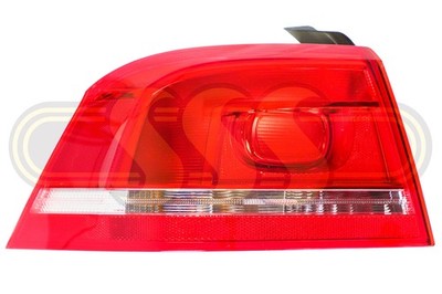 Volkswagen Passat Tail Lamp Left Hand Sedan No LED (08/10-12/14)