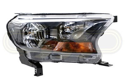 Ford Ranger Ute Head Lamp Right Hand Manual Adjust No Projector (01/15-07/18)
