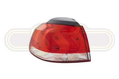 Volkswagen Golf Tail Lamp Left Hand HELLA (10/08-10/12)