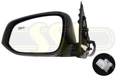 Genuine Toyota Hilux 1988-On Door Mirror Body LH No Mirror Cover (08/22-On)
