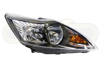 Ford Focus Head Lamp Right Hand Black Zetec (02/09-06/11)