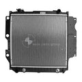 Jeep Wrangler TJ Radiator Plastic Aluminium 460 x 488 x 32 mm 32 / 38 mm