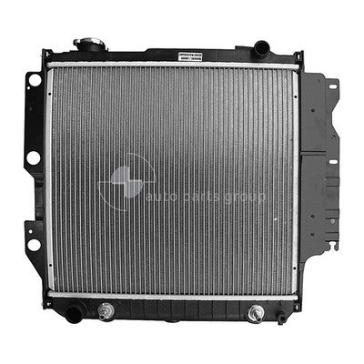 Jeep Wrangler TJ Radiator Plastic Aluminium 460 x 488 x 32 mm 32 / 38 mm