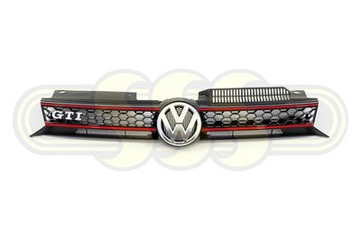 Genuine Volkswagen Golf Grille Red/Black GTI (12/09-10/13)