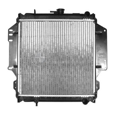 Suzuki Sierra SJ413/SJ80 Radiator Plastic Aluminium 375 x 378 x 22 mm 28 / 28 mm