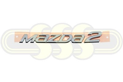 Genuine Mazda Mazda2 Badge/Logo *Mazda2* On Boot Lid (01/17-09/19)
