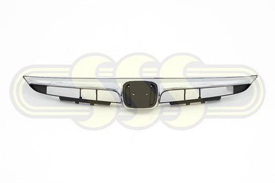 Honda Civic Grille Black/Chrome Assembly (01/06-12/08)