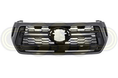Genuine Toyota Hilux 1988-On Grille With Pre-Crash Rogue, Black (12/17-08/20)