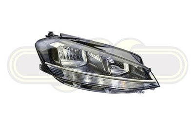 Volkswagen Golf Head Lamp Right Hand No LED Trendline Comfortline (11/16-07/20)