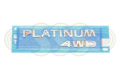 Genuine Nissan / Datsun Pathfinder Badge/Logo Rear PLATINUM 4WD (07/22-On)