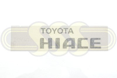 Genuine Toyota Hiace Badge/Logo *Toyota Hiace* On Tail Gate (12/13-06/19)