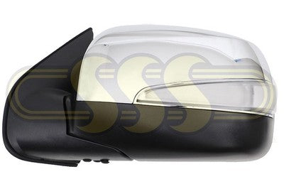 Isuzu Irc Door Mirror Left Hand Chrome Chrome 10/07- Electric With (10/06-06/08)