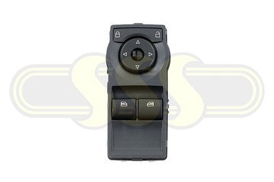 Holden Commodore Switch Window Black 2 Buttons Red Illumination (09/10-05/13)