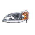 Honda Civic 7th Gen Head Lamp LH Halogen Manual Adjust (11/01-02/02)
