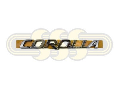 Genuine Toyota Corolla 94-On Badge/Logo *Corolla* On Boot (04/04-02/07)