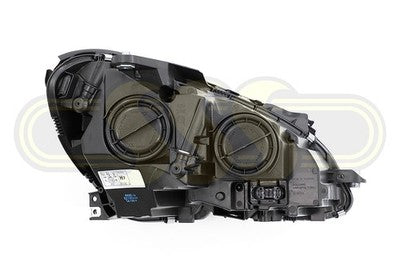 Mercedes C Class Head Lamp Left Hand Chrome No Xenon (09/10-2014)