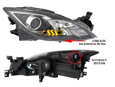 Genuine Mazda Mazda6 Head Lamp Right Hand No Xenon 7/09- No Xenon (09/07-04/10)