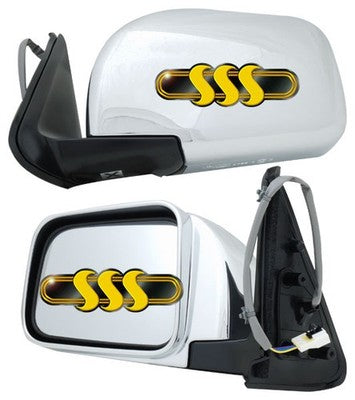 Genuine Nissan / Datsun Patrol Door Mirror Right Hand Chrome (08/04-12/16)