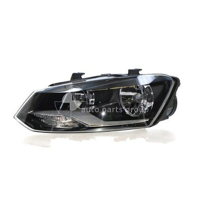 Genuine Volkswagen Polo 6R Head Lamp LH Halogen Electric Adjust (05/10-02/14)