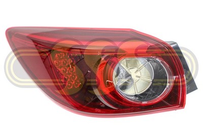 Mazda Mazda3 Tail Lamp Left Hand Hatch Back With LED (05/16-04/19)