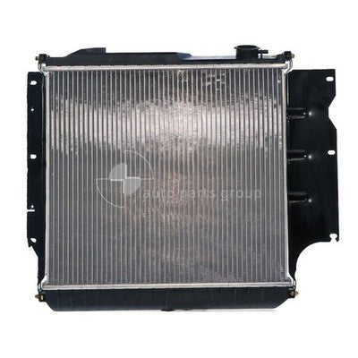 Jeep Wrangler TJ Radiator Plastic Aluminium 460 x 488 x 32 mm 31 / 38 mm