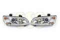 Holden Commodore Head Lamp Set Left Hand + Right Hand Chrome (09/10-05/13)