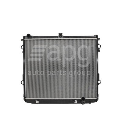 Toyota Landcruiser UZJ200 Radiator Plastic Aluminium 590 x 718 x 48 mm : Man/Aut