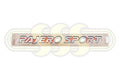 Genuine Mitsubishi Pajero Sport Badge/Logo *PAJERO SPORT* on Tail (03/24-On)