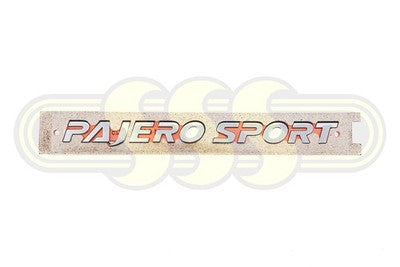 Genuine Mitsubishi Pajero Sport Badge/Logo *PAJERO SPORT* on Tail (03/24-On)