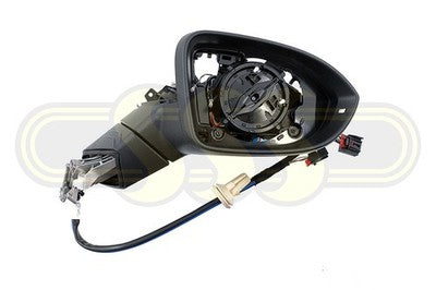 Genuine Volkswagen Golf Door Mirror Body Right Hand Black Black FOR (01/21-On)