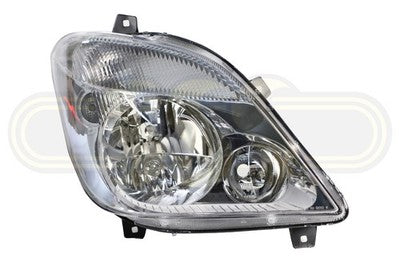 Mercedes Sprinter Van Head Lamp Right Hand No Xenon No Fog Light No (09/06-2013)