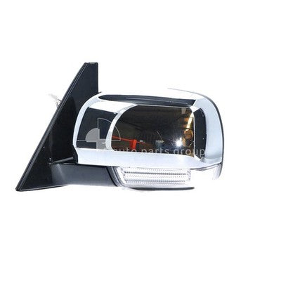 Genuine Mitsubishi Pajero Door Mirror LH Electric With Indicator (09/08-On)
