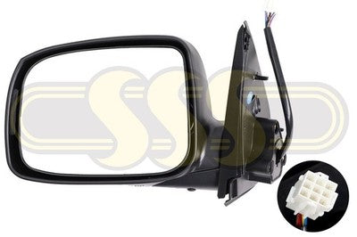 Isuzu Irc Door Mirror Left Hand Black Black 10/07- Electric With (10/06-06/08)