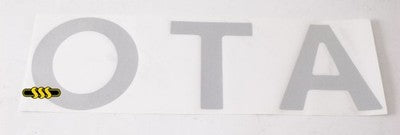 Genuine Toyota Hilux 1988-On Badge/Logo White White *OTA* On Tail (09/01-02/05)