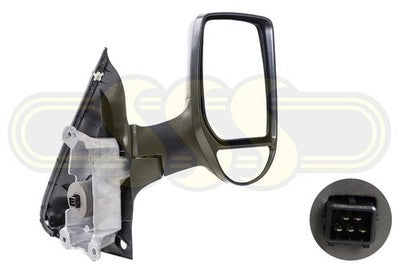 Ford Transit Door Mirror Right Hand Black Black SHORT ARM Electric (03/06-09/13)